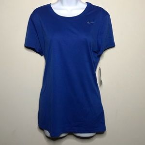 Nike Royal Blue Dri-Fit Tee Shirt Size Medium NWT